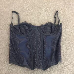 urban outfitters blue corset